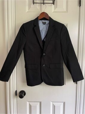 Crewcuts Black Two-Button Blazer